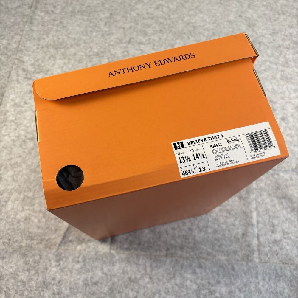 EMPTY REPLACEMENT SHOE BOX ONLY - Adidas Believe That 1 ADOT Men’s 13.5 KJ0452